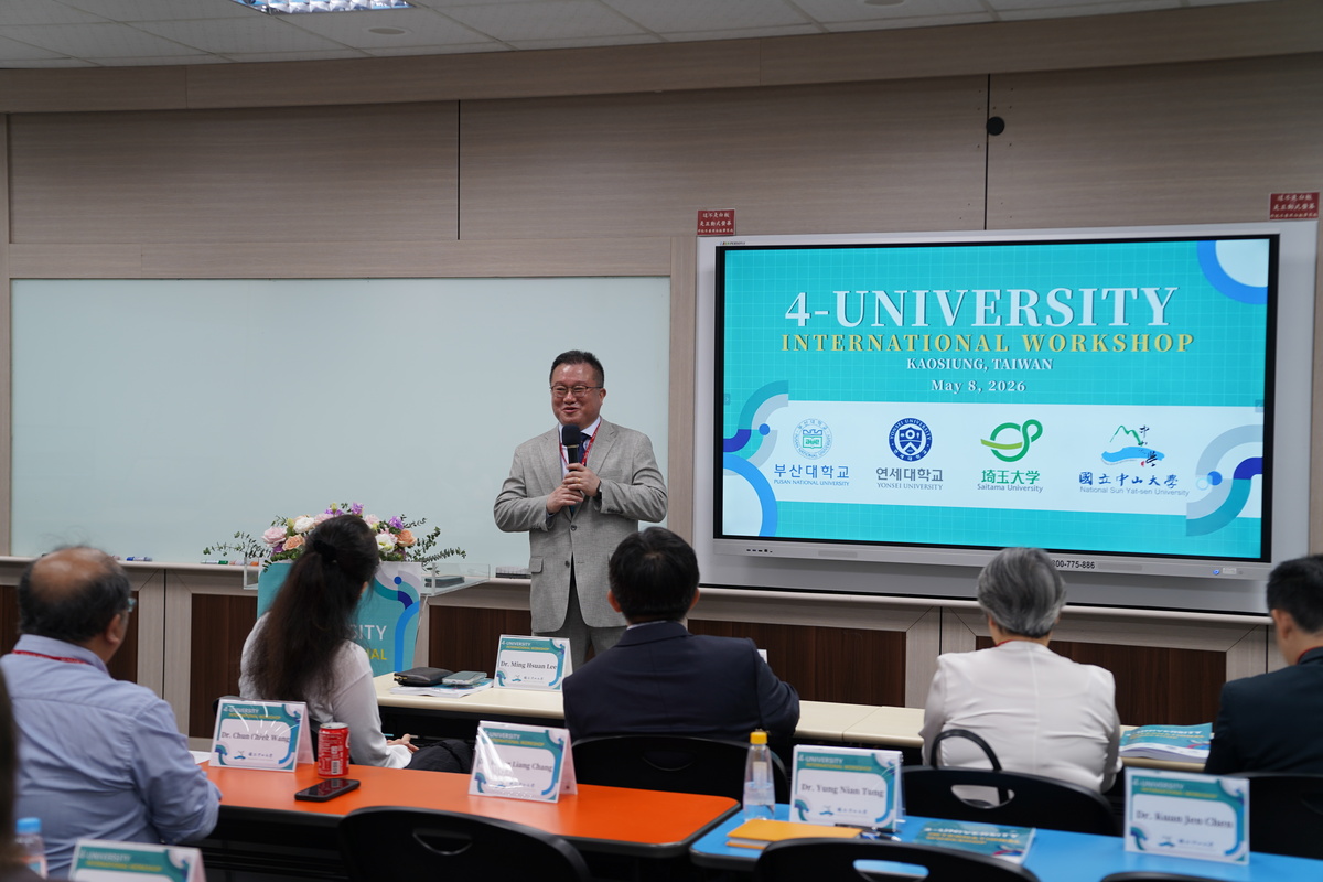 釜山大學Dr. Kim, Hyunsok院長致詞圖片
